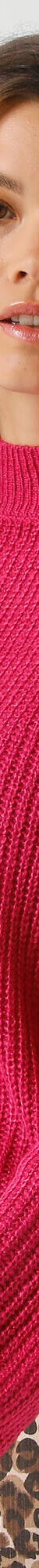 Pull loose, manches longues et larges, maille anglaise (fuchsia) Pull loose, manches longues et larges, maille anglaise (fuchsia)